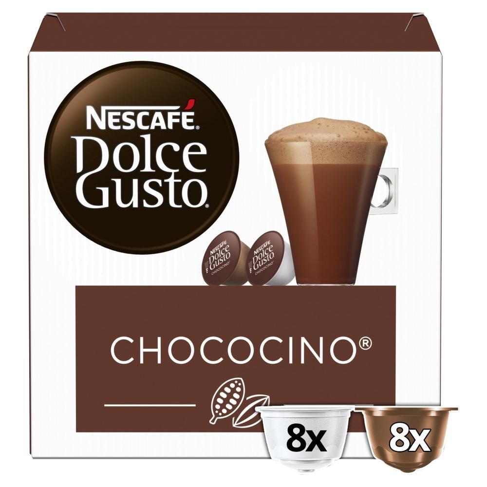 NESCAFÉ Dolce Gusto Chococino Czekolada w kapsułkach 256 g (8 x 16 g i 8 x 16 g)