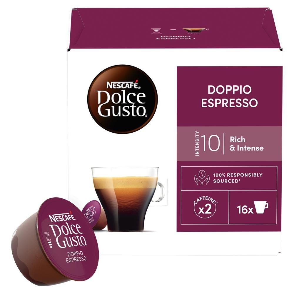 NESCAFÉ Dolce Gusto Doppio Espresso Kawa w kapsułkach 136 g (16 x 8,5 g)