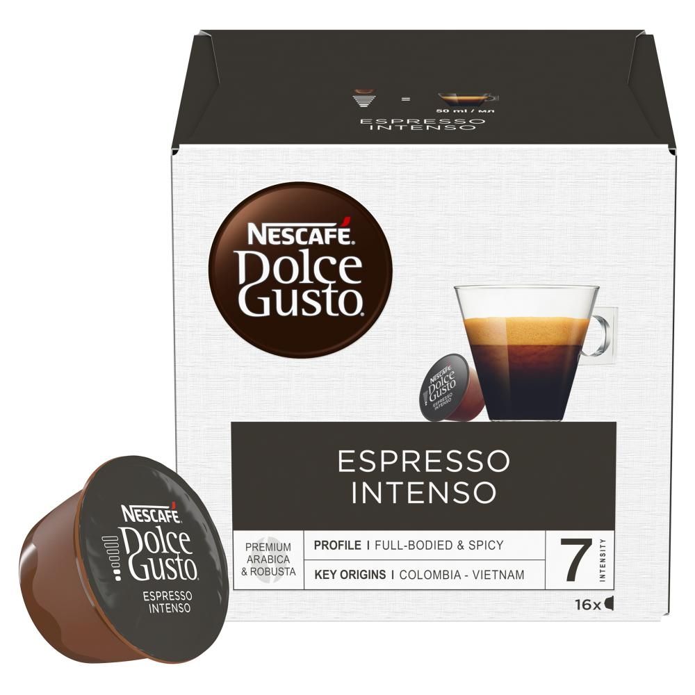 NESCAFÉ Dolce Gusto Espresso Intenso Kawa w kapsułkach 112 g (16 x 7 g)