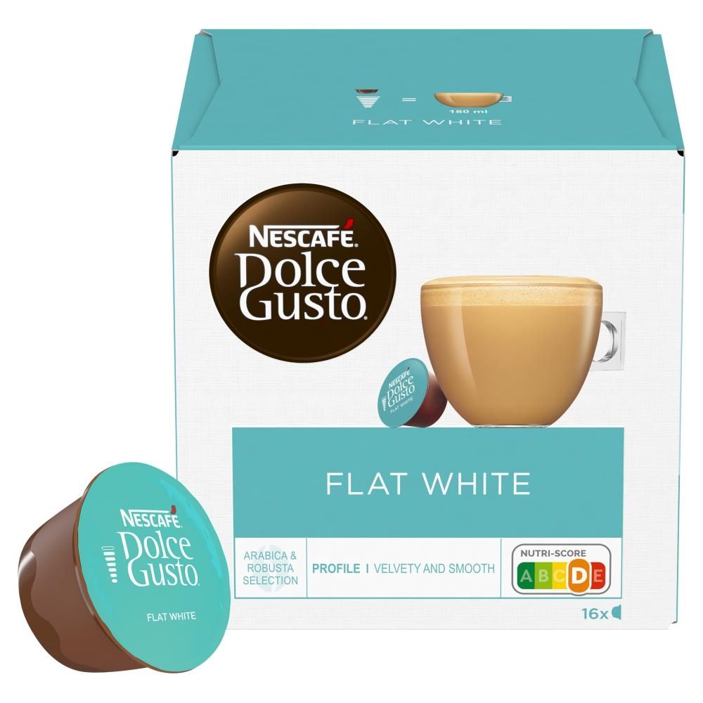 NESCAFÉ Dolce Gusto Flat White Kawa w kapsułkach 187,2 g (16 x 11,7 g)