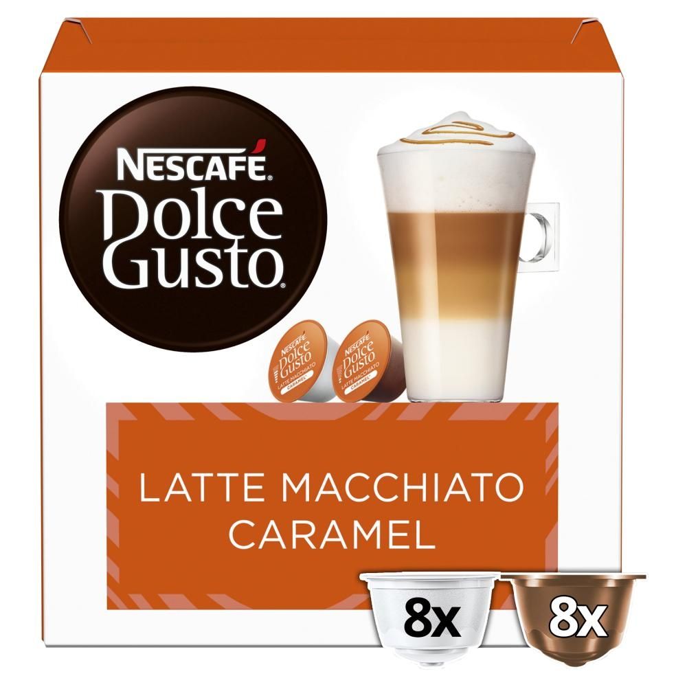 NESCAFÉ Dolce Gusto Latte Macchiato Caramel Kawa w kapsułkach 145,6 g (8 x 13,2 g i 8 x 5 g)