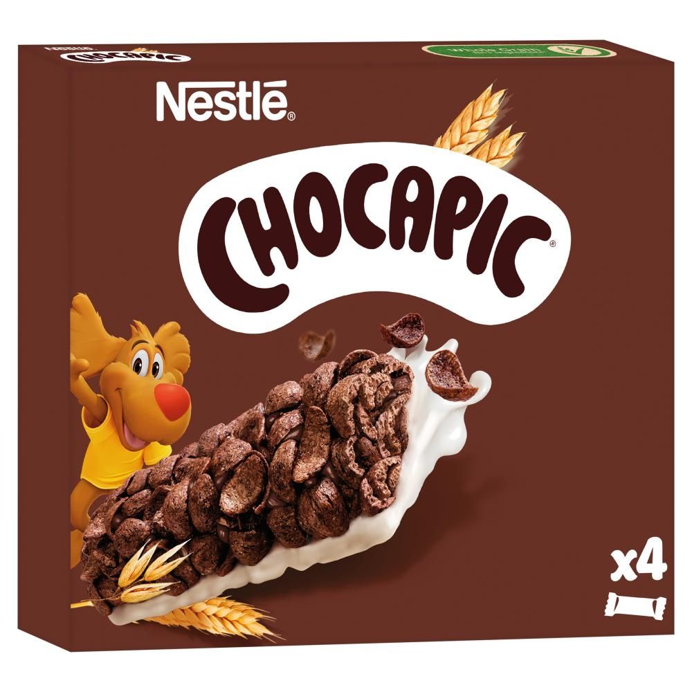 Nestlé Chocapic Płatki śniadaniowe w formie batonika 100 g (4 x 25 g)