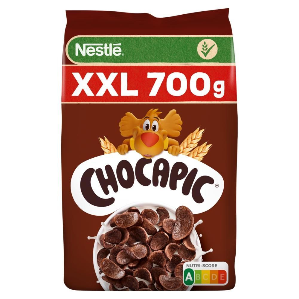 Nestlé Chocapic XXL Zbożowe muszelki o smaku czekoladowym 700 g