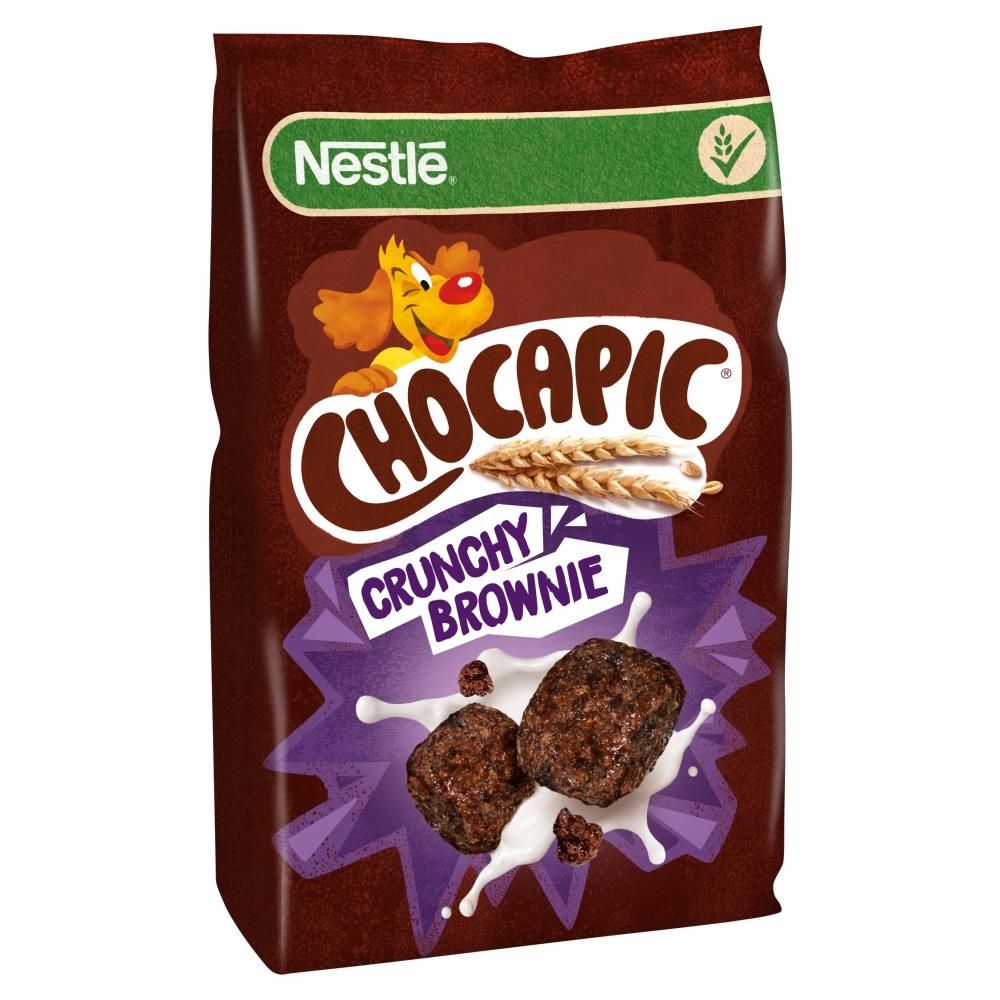 Nestlé Chocapic Crunchy Brownie Zbożowe płatki śniadaniowe o smaku brownie 400 g