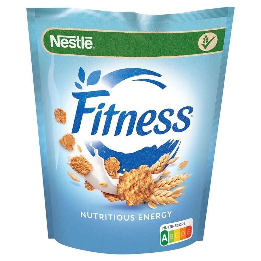 Nestlé Fitness Płatki z pełnych ziaren pszenicy i owsa 425 g