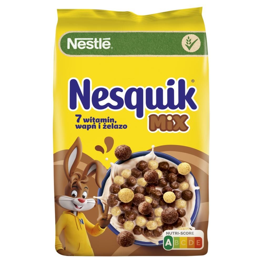 Nestlé Nesquik Mix Zbożowe kuleczki czekoladowo-waniliowy smak 400 g