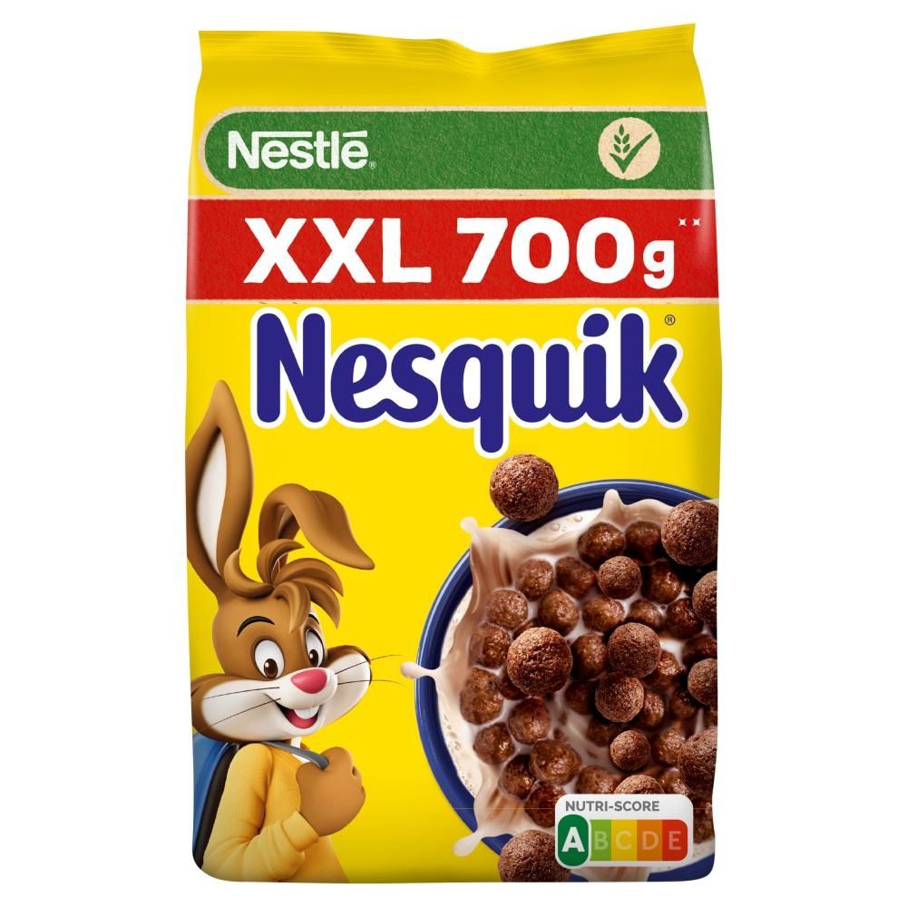 Nestlé Nesquik XXL Zbożowe kuleczki o smaku czekoladowym 700 g