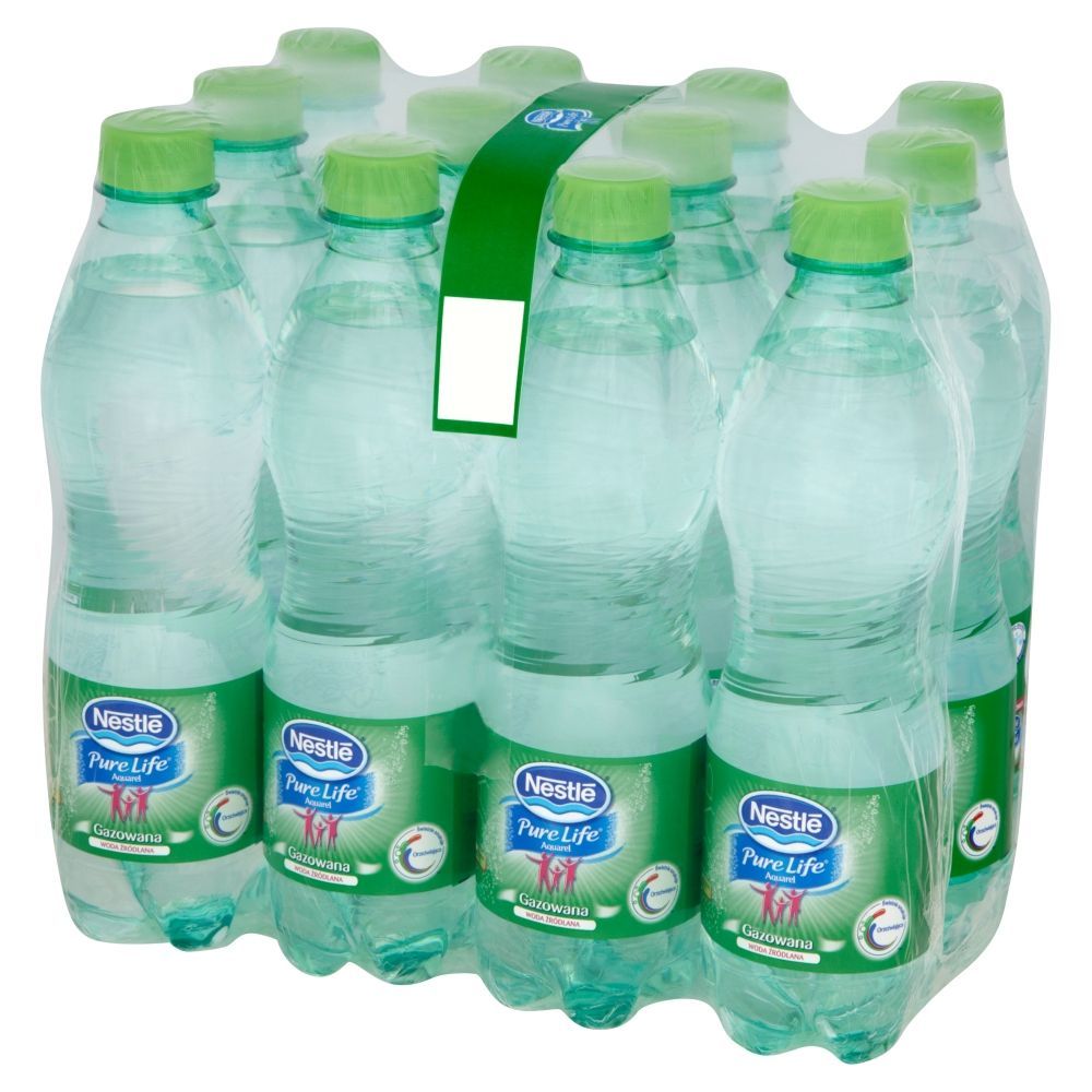 Nestlé Pure Life Aquarel Woda źródlana gazowana 12 x 0,5 l