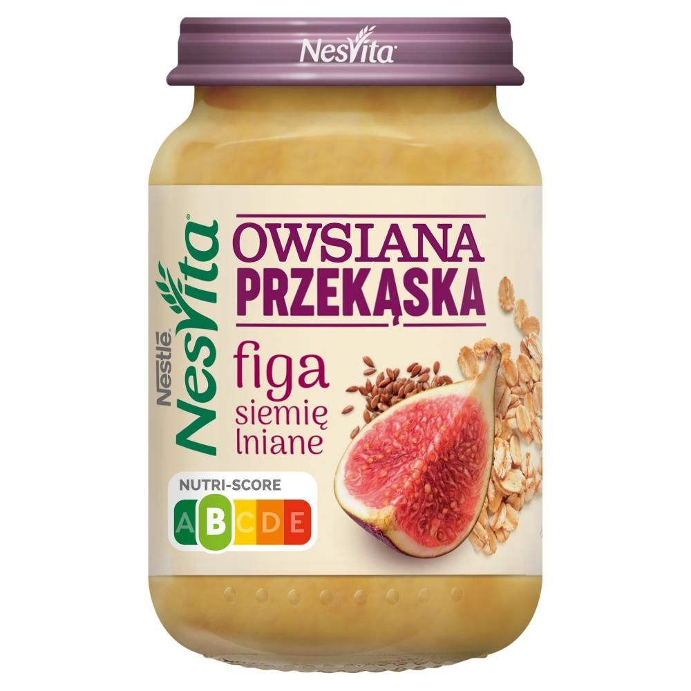 NesVita Owsiana przekąska figa siemię lniane 190 g