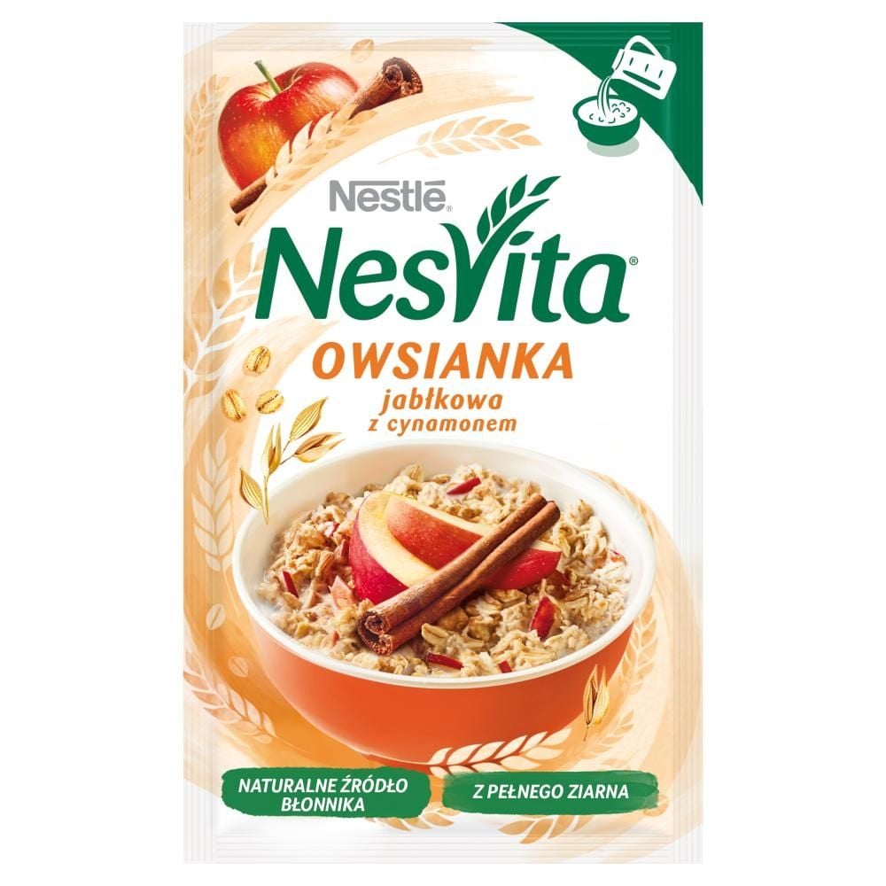 NesVita Owsianka jabłkowa z cynamonem 46 g