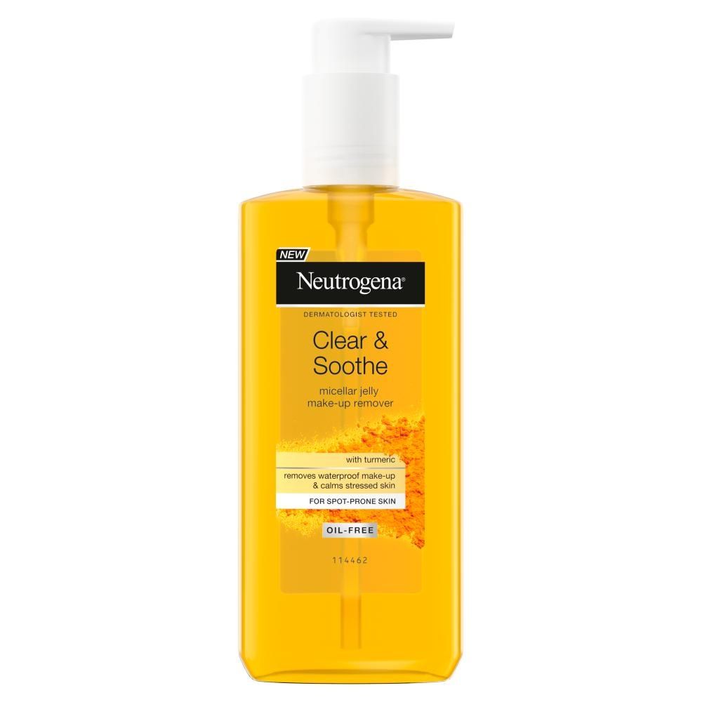 NEUTROGENA Clear & Soothe Micelarny żel do demakijażu z kurkumą 200 ml