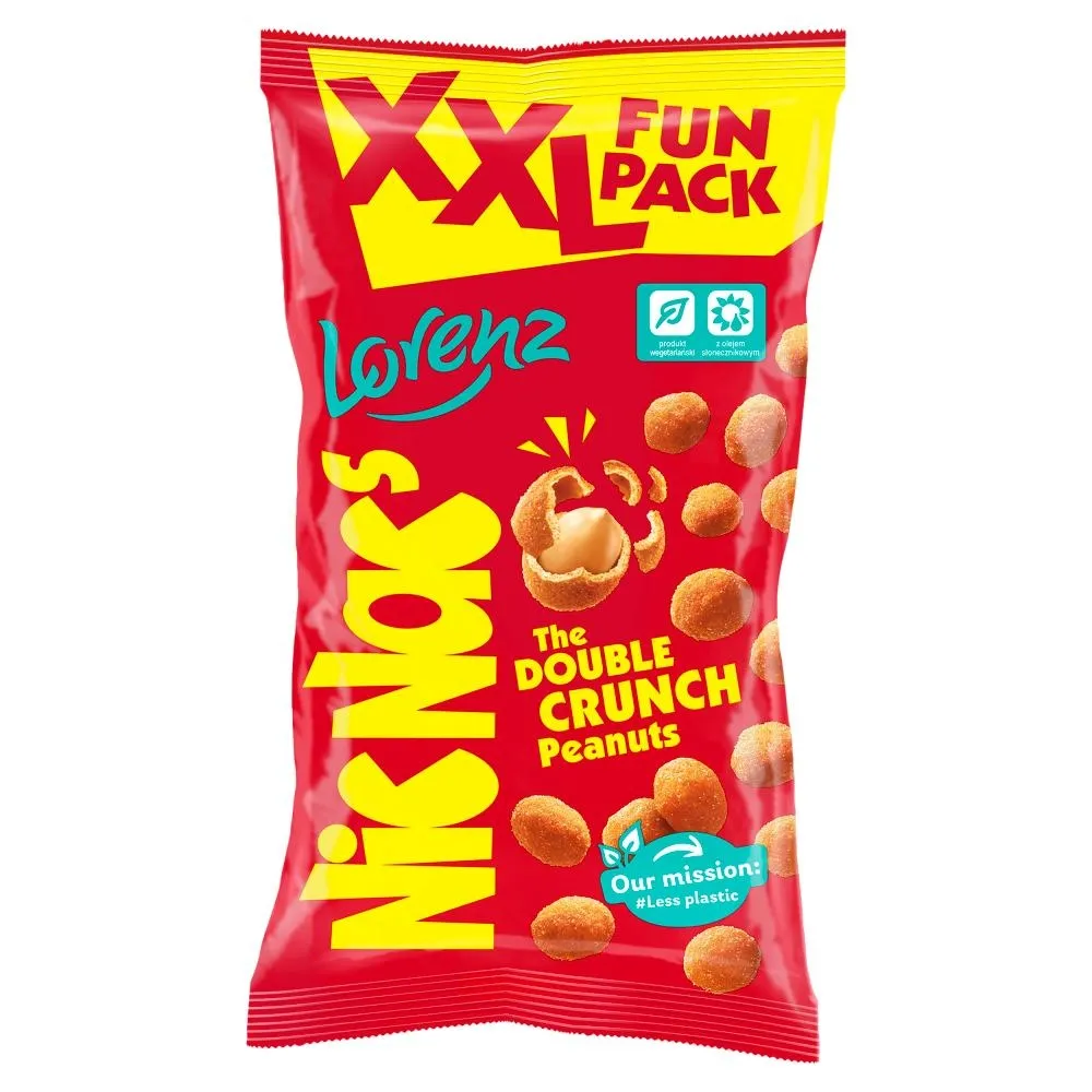 NicNacʹs XXL Orzeszki ziemne w chrupiącej panierce 250 g