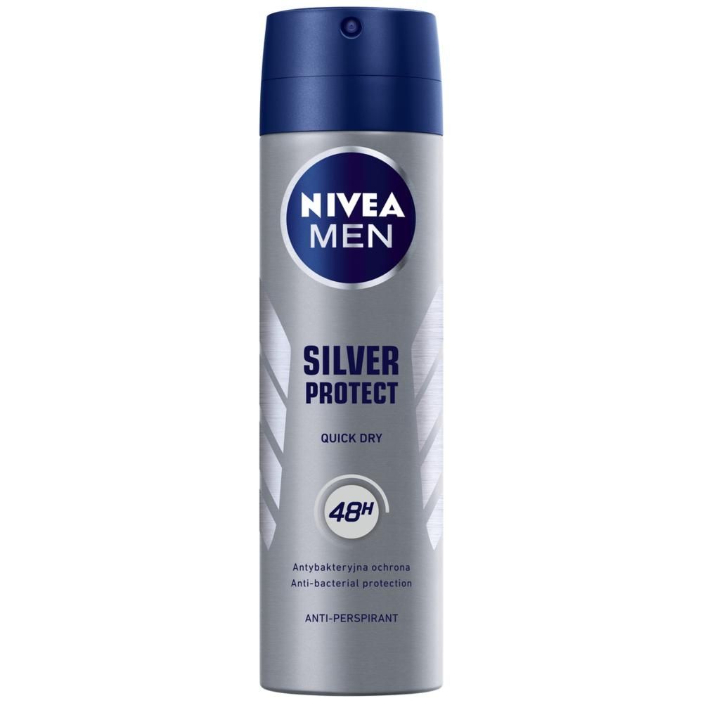 Nivea Antyperspirant DLA Mężczyzn W Spray'u Silver Protect 150 ml