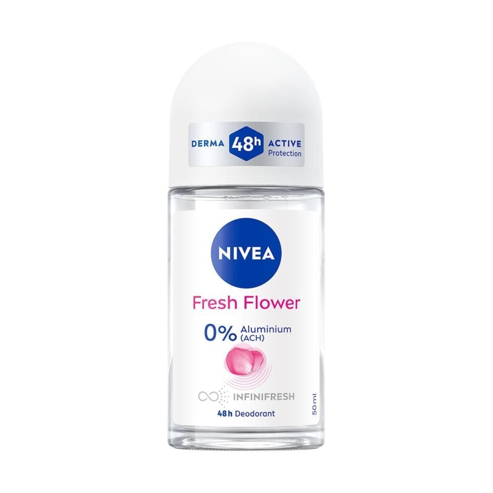 Nivea Fresh Flower 0% Soli Aluminium Dezodorant Roll ON 50 ml