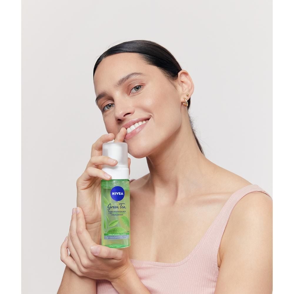 Nivea Green Tea Pianka oczyszczająca z bio zieloną herbatą 150 ml