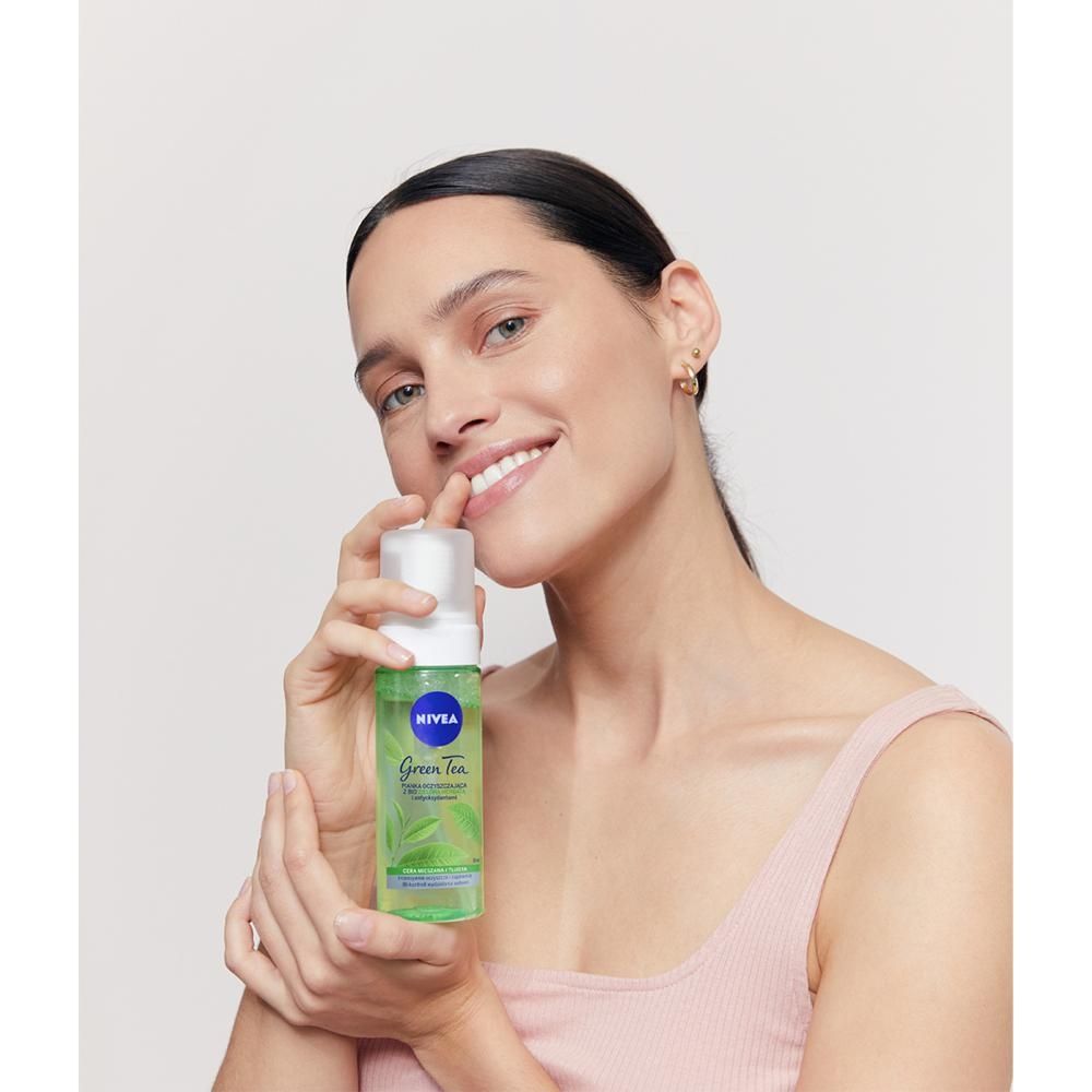 Nivea Green Tea Pianka oczyszczająca z bio zieloną herbatą 150 ml