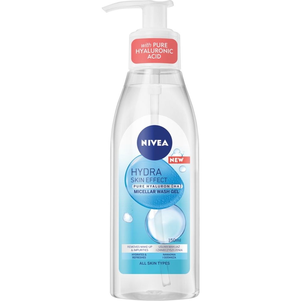 Nivea Hydra Skin Effect Micelarny żel do mycia twarzy 150 ml