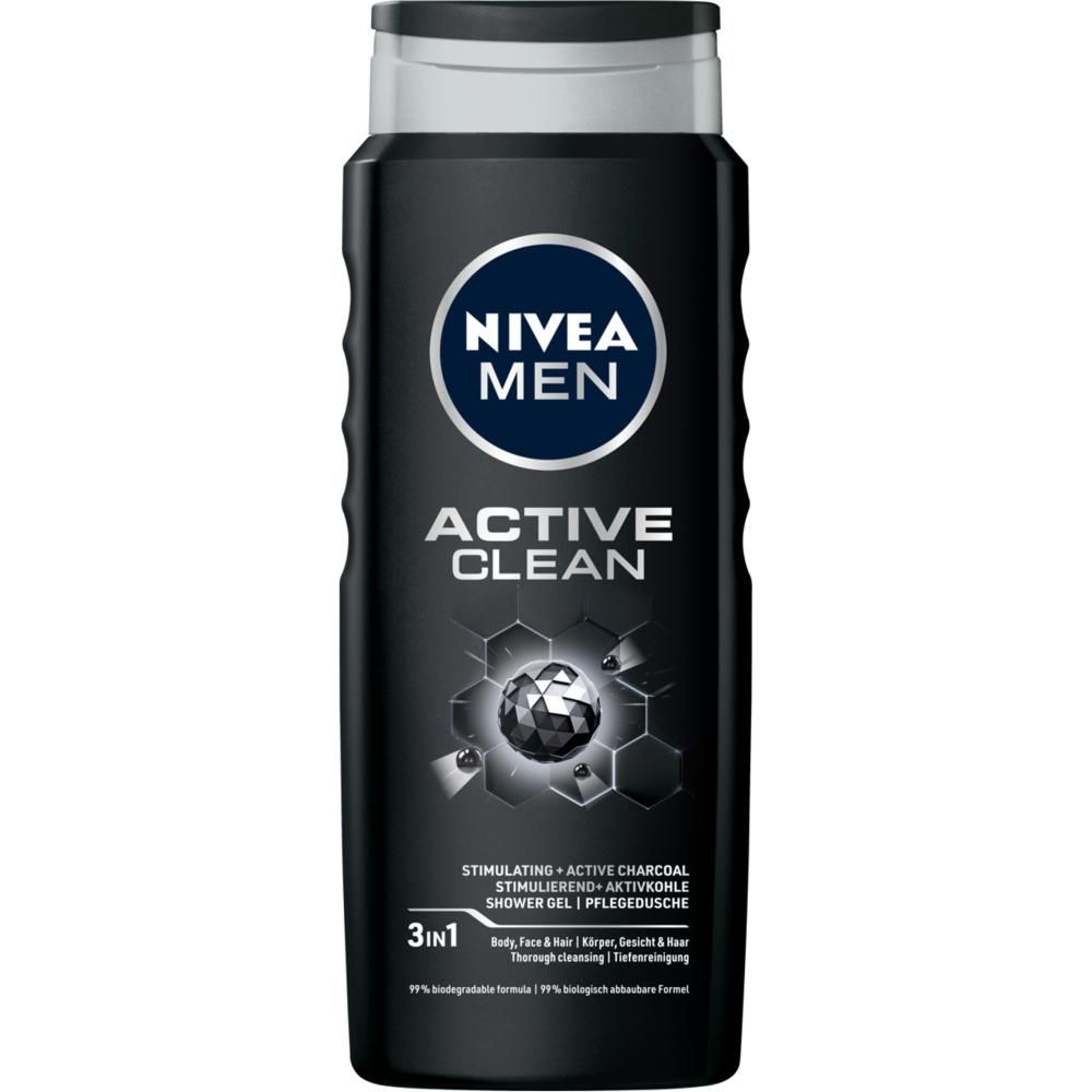 Nivea MEN Active Clean Żel pod prysznic dla mężczyzn 500 ml