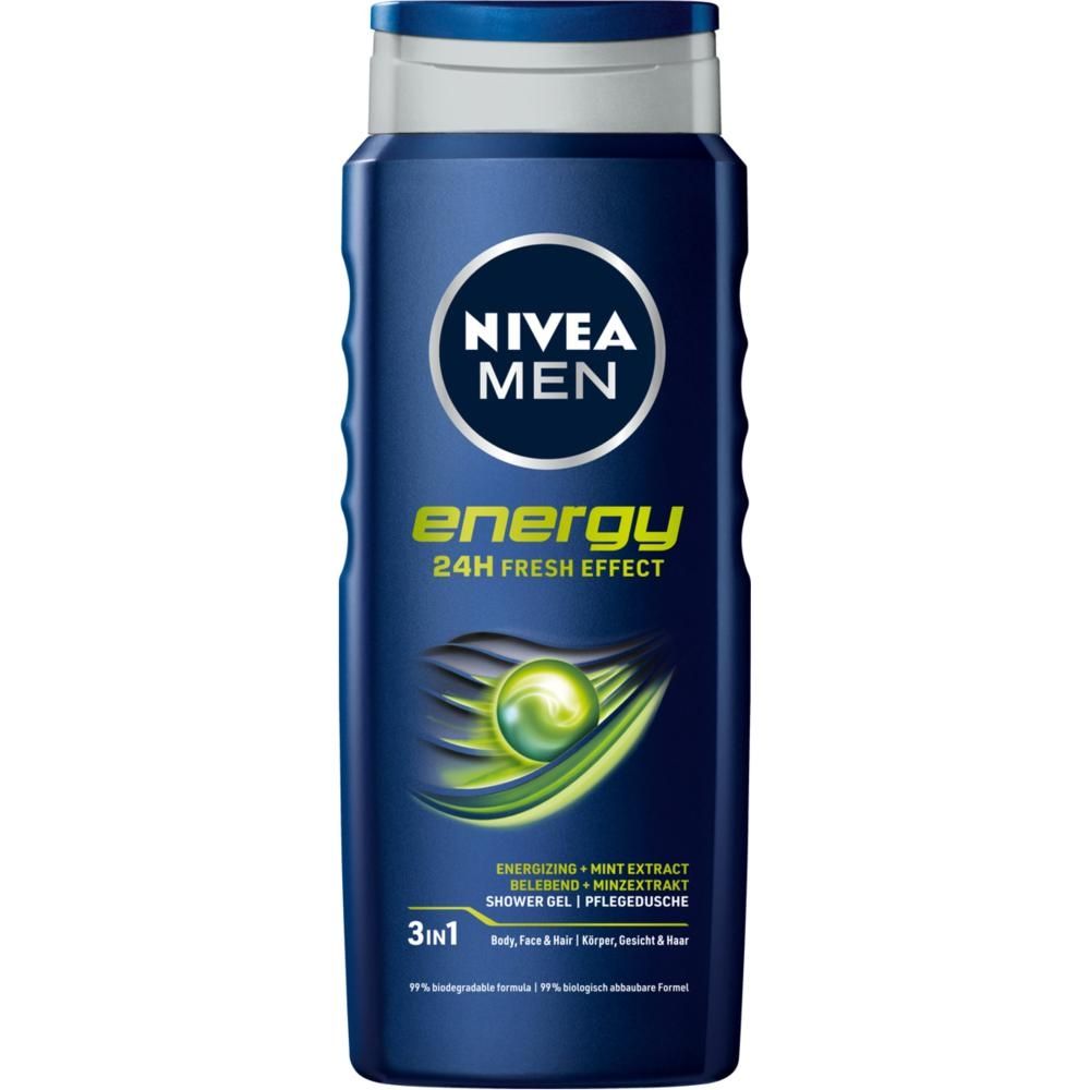 Фото - Піна / сіль для ванни Nivea MEN Energy Żel pod prysznic dla mężczyzn 500 ml 
