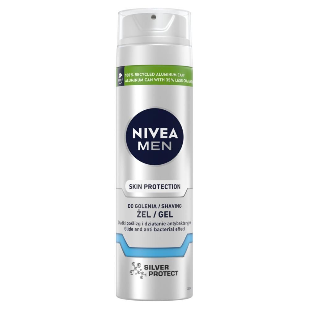 Nivea MEN Silver Protect ŻEL DO Golenia 200 ml