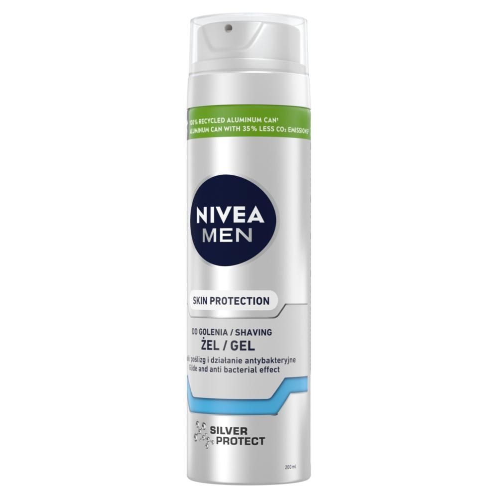 Nivea MEN Silver Protect ŻEL DO Golenia 200 ml