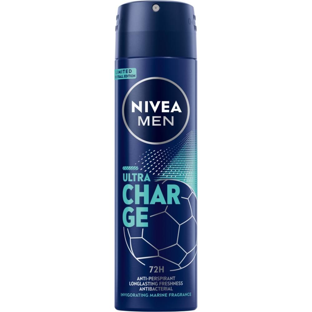 Nivea MEN Ultra Charge Antyperspirant dla mężczyzn w spray'u 150ml