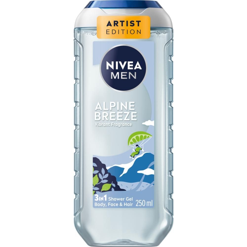 Nivea MEN Żel pod prysznic 3w1 Alpine Breeze do twarzy ciała i włosów 250ml