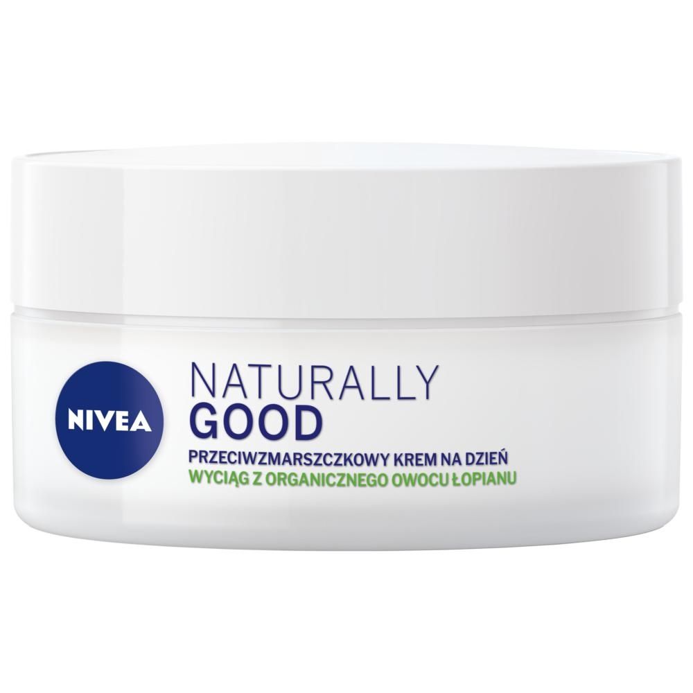 Nivea Naturally Good Przeciwzmarszczkowy krem do twarzy na dzień 50 ml