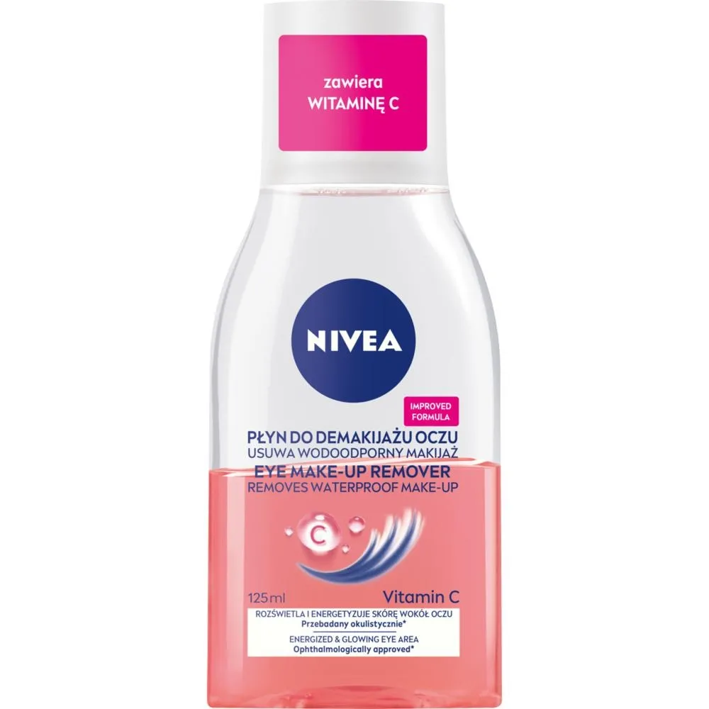 Nivea Pielęgnujący dwufazowy płyn do demakijażu oczu 125 ml