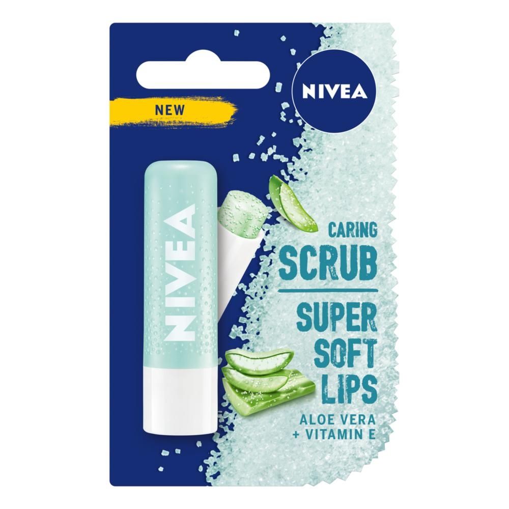 Nivea Pielęgnujący peeling do ust Aloes 4,8 g