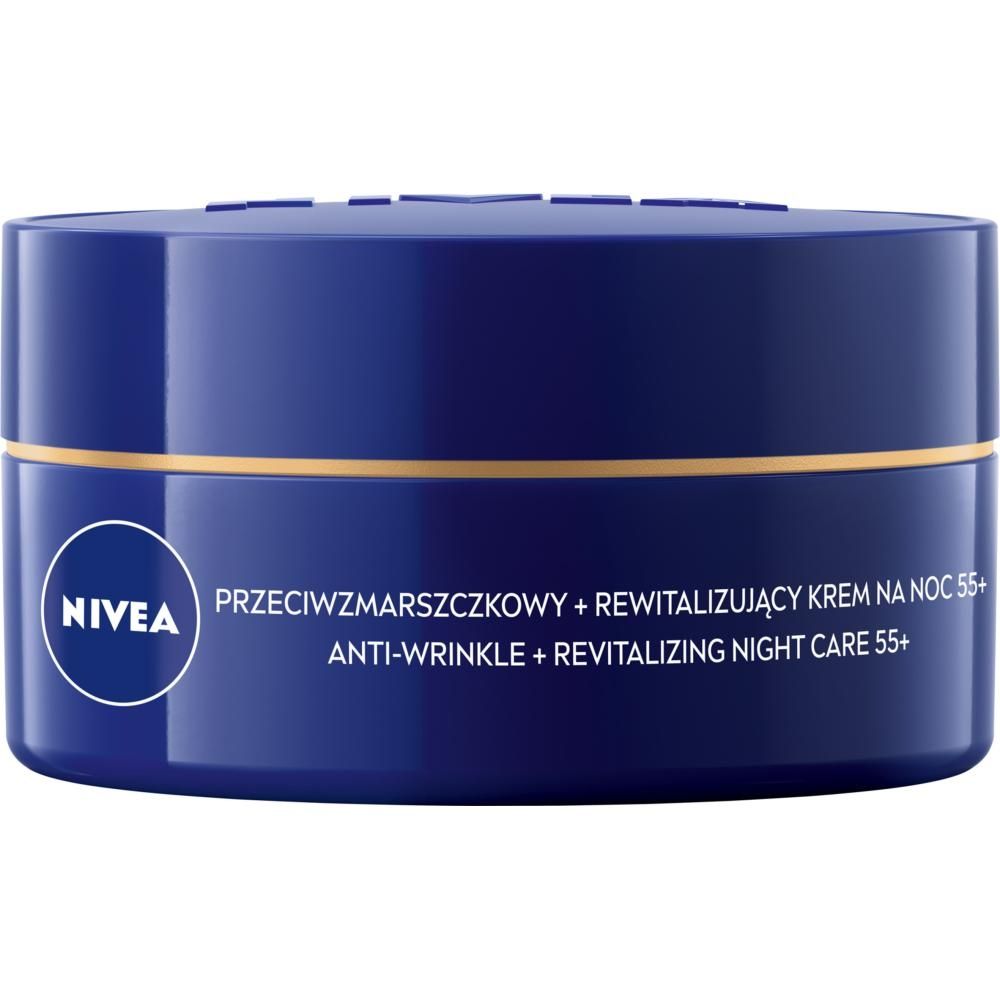 Nivea Przeciwzmarszczkowy + Rewitalizujący krem na noc 55+ 50 ml