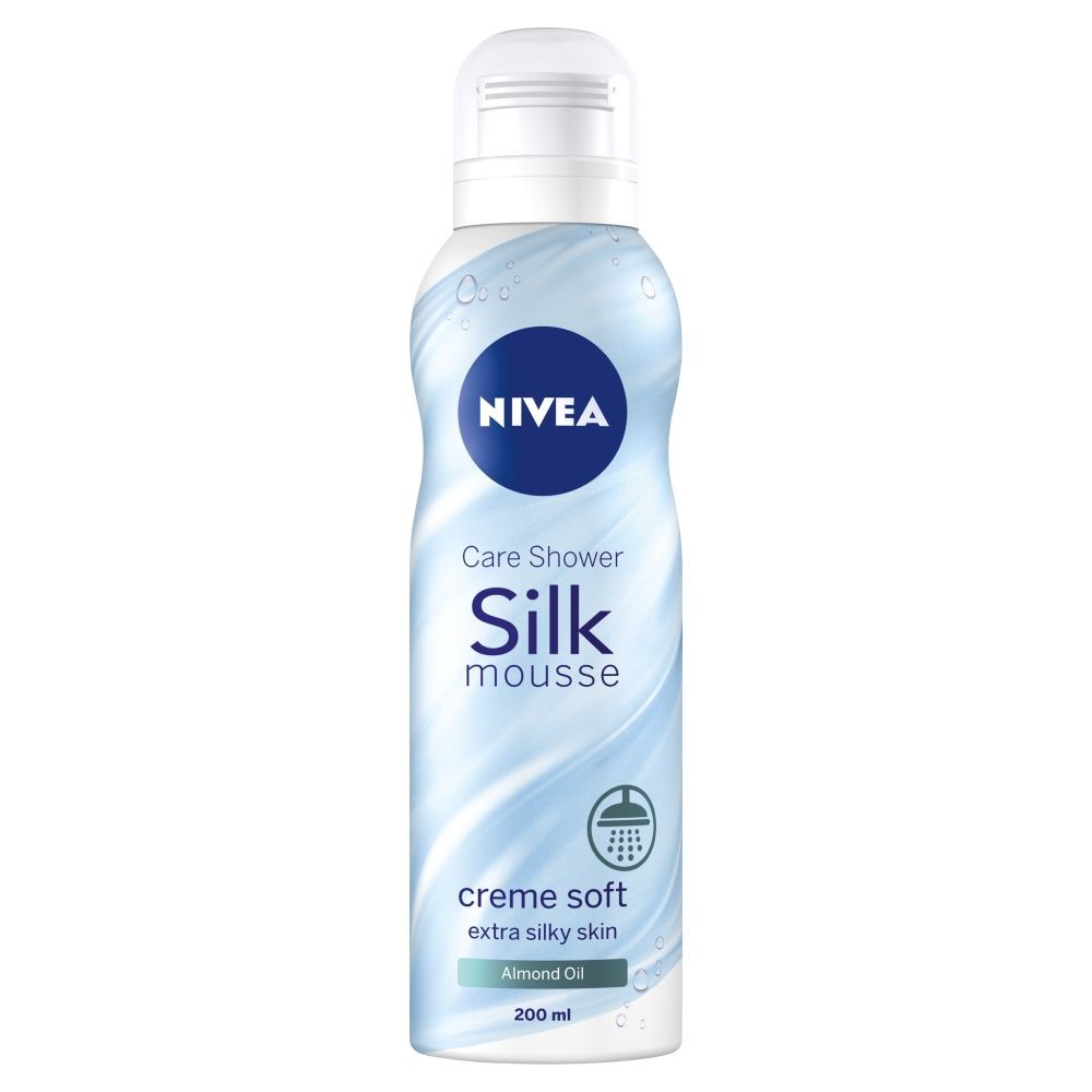 NIVEA Silk Mousse Creme Soft Jedwabisty mus do mycia 200 ml