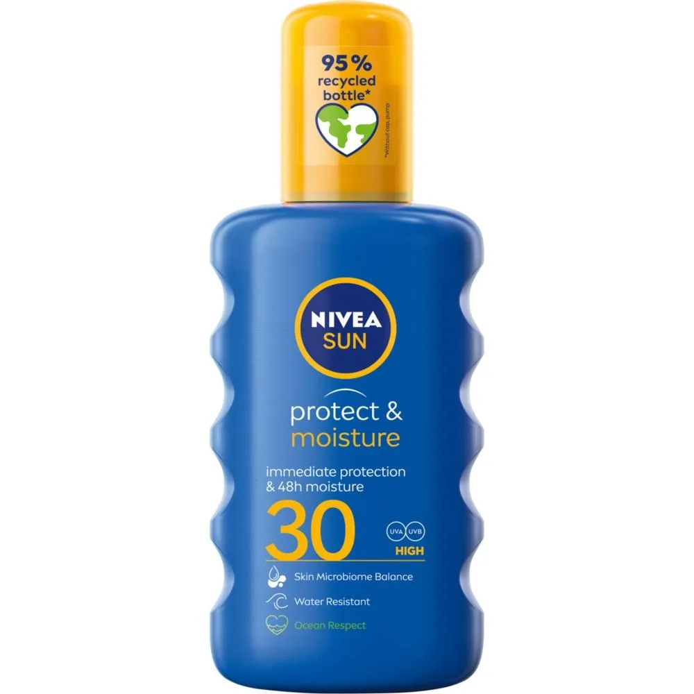 Nivea SUN Protect & Moisture Nawilżający spray do opalania SPF 30 200 ml