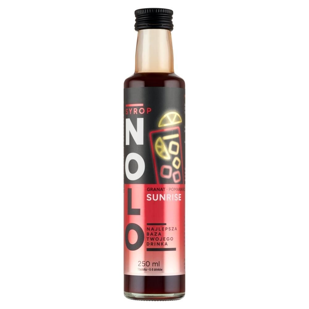 Nolo Syrop granat pomarańcza sunrise 250 ml