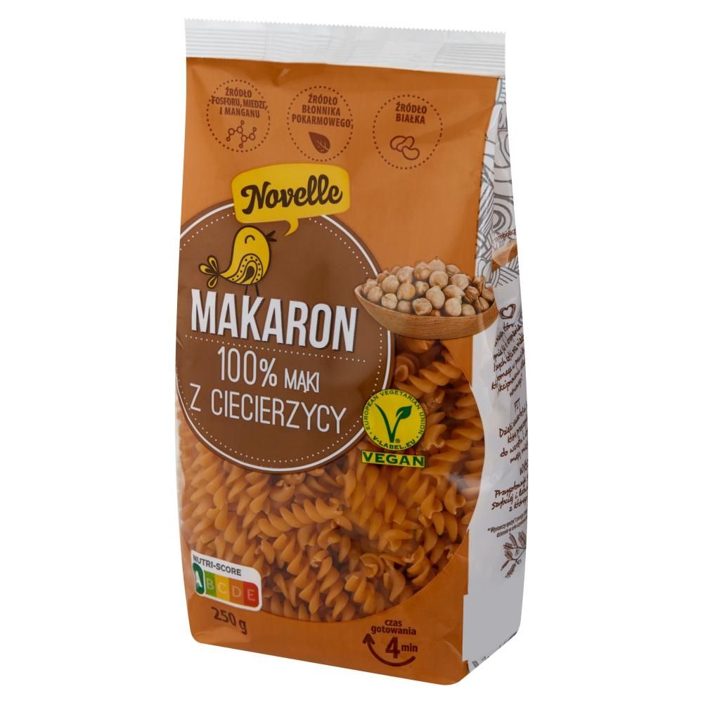 Novelle Makaron 100 % mąki z ciecierzycy 250 g