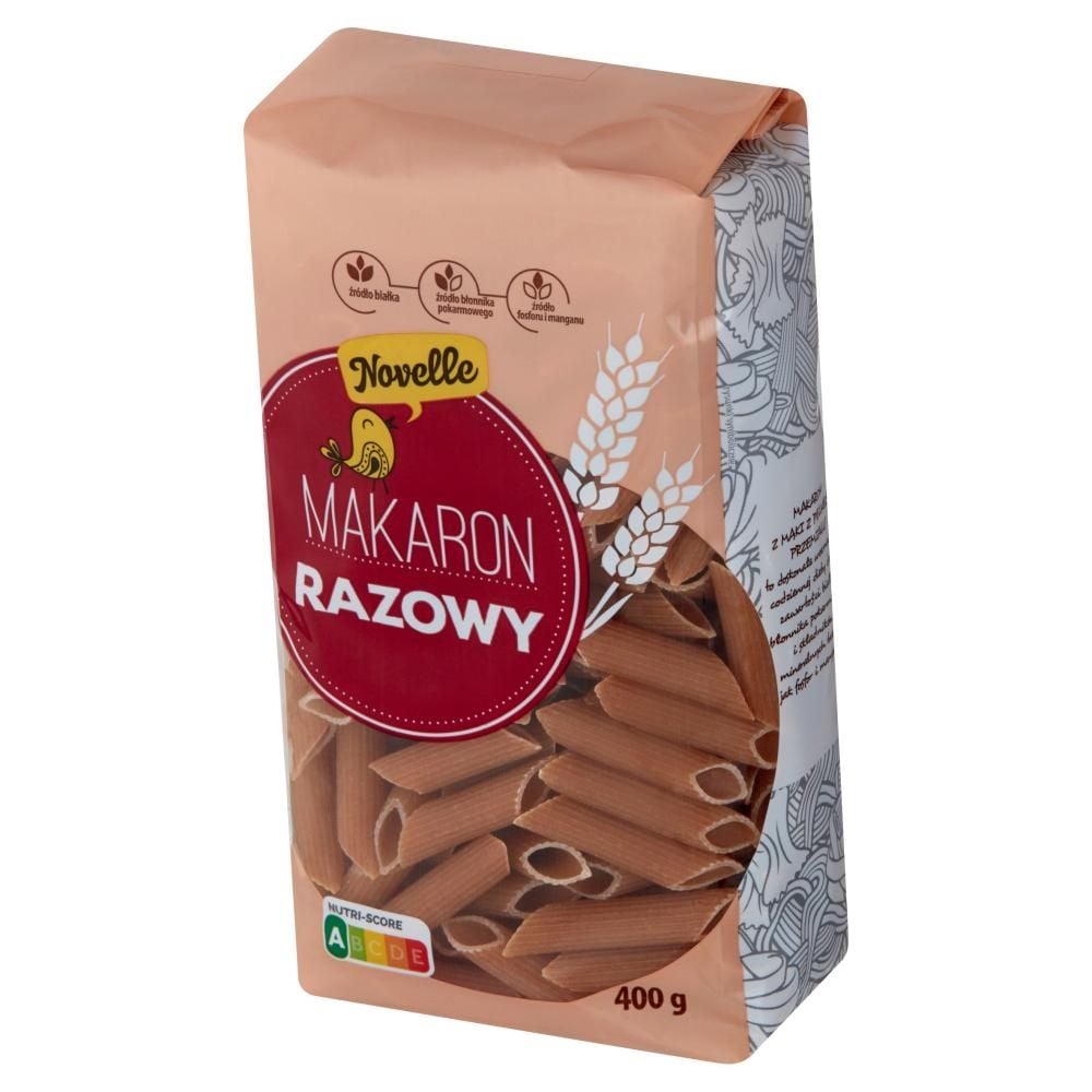 Novelle Makaron razowy pióra 400 g