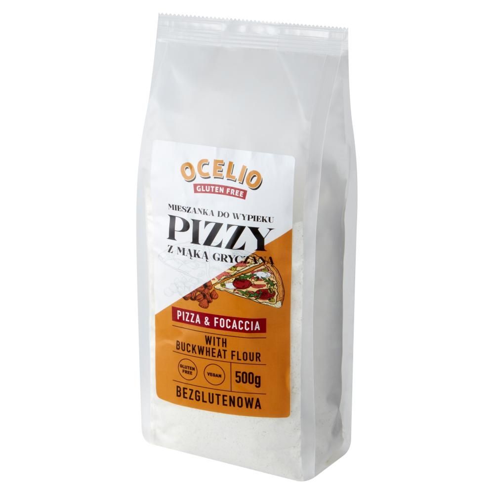 Ocelio Mieszanka do wypieku pizzy z mąką gryczaną 500 g