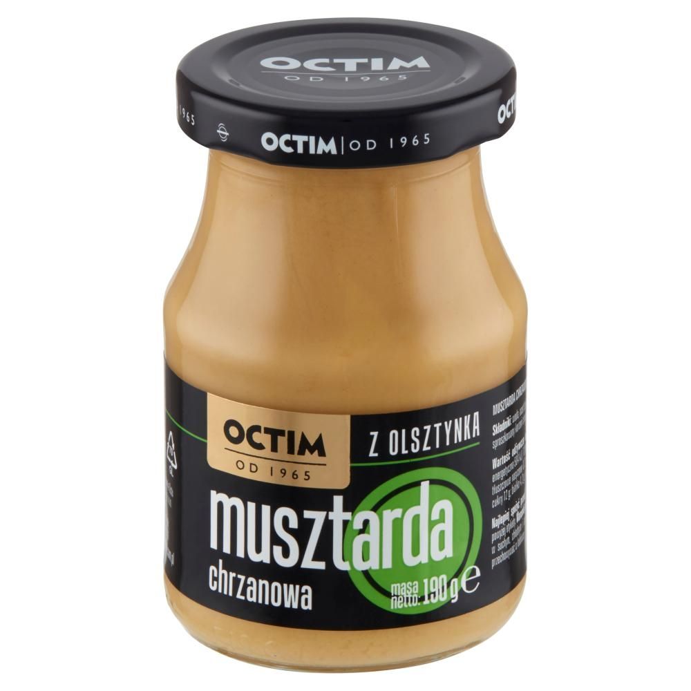 Octim Musztarda chrzanowa 190 g