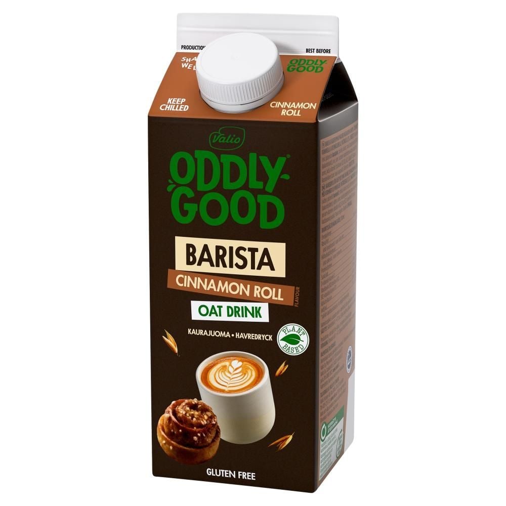 Oddlygood Barista Cinnamon Roll Napój owsiany do kawy o smaku cynamonu i kardamonu 0,75 l