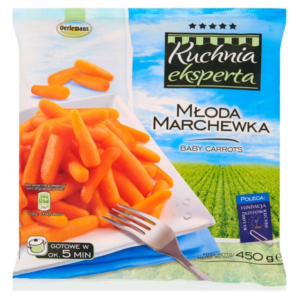 Oerlemans Kuchnia eksperta Młoda marchewka 450 g