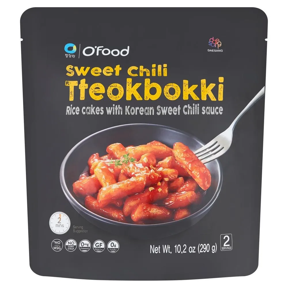 O'Food Tteokbokki Kluski ryżowe wstępnie obgotowane ze słodkim sosem chili 290 g