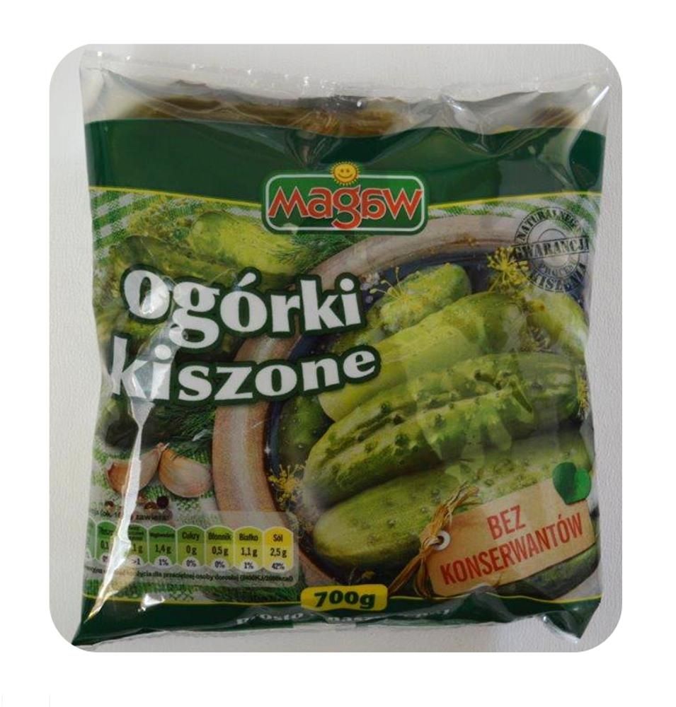 Ogórki kiszone 700g/400g folia