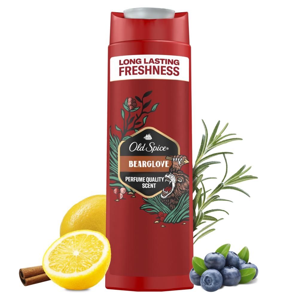 Old Spice Bearglove Męski żel pod prysznic i szampon 400ml Długotrwała świeżość