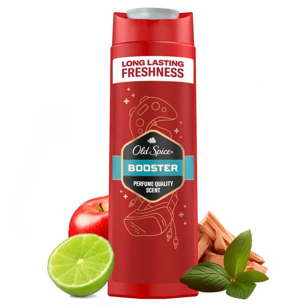 Old Spice Booster Męski żel pod prysznic i szampon 400ml Długotrwała świeżość