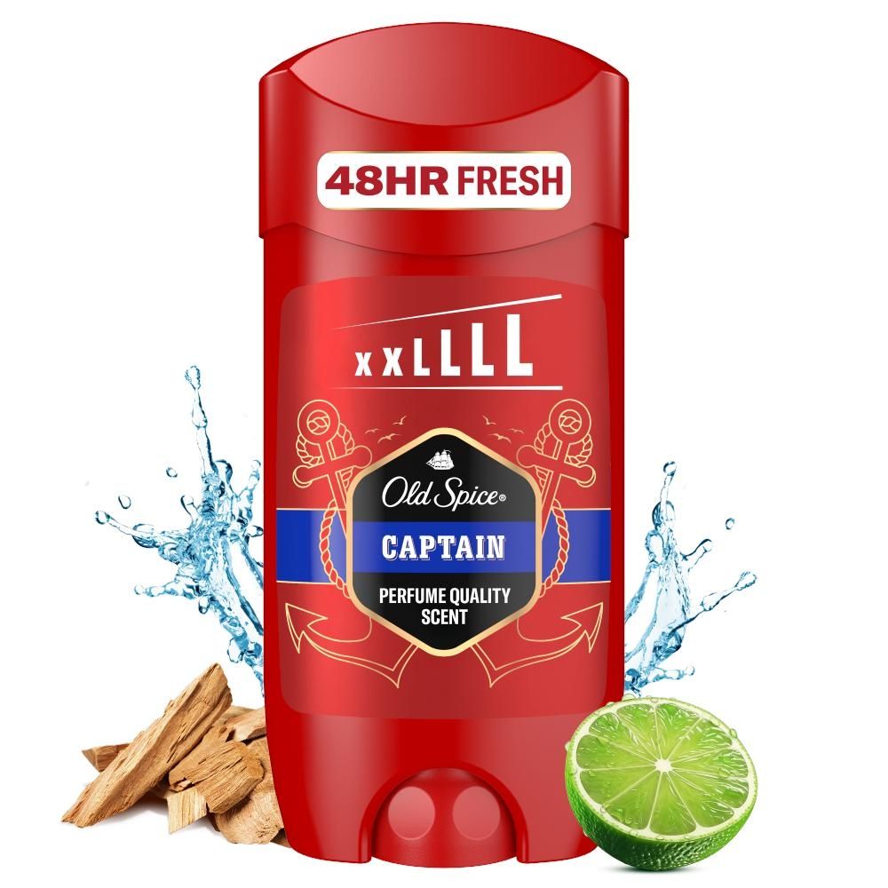 Old Spice Captain Dezodorant w sztyfcie dla mężczyzn 85 ml, 48 h świeżości, bez aluminium