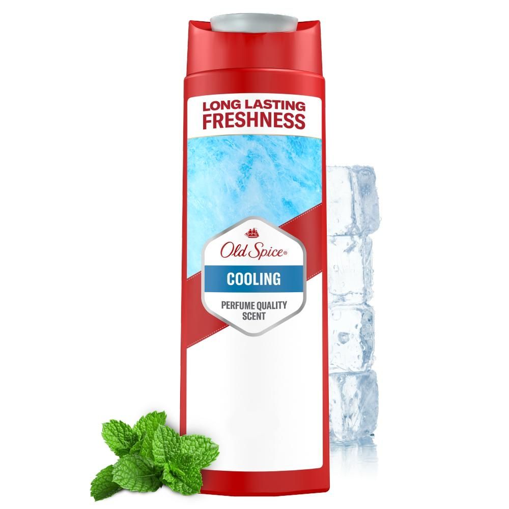 Old Spice Cooling Męski żel pod prysznic i szampon 400ml Długotrwała świeżość