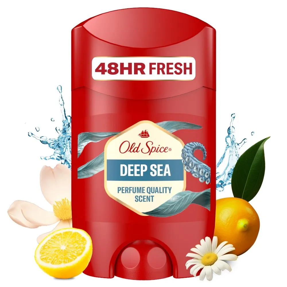 Old Spice Deep Sea Dezodorant w sztyfcie dla mężczyzn 50 ml, 48 h świeżości, bez aluminium