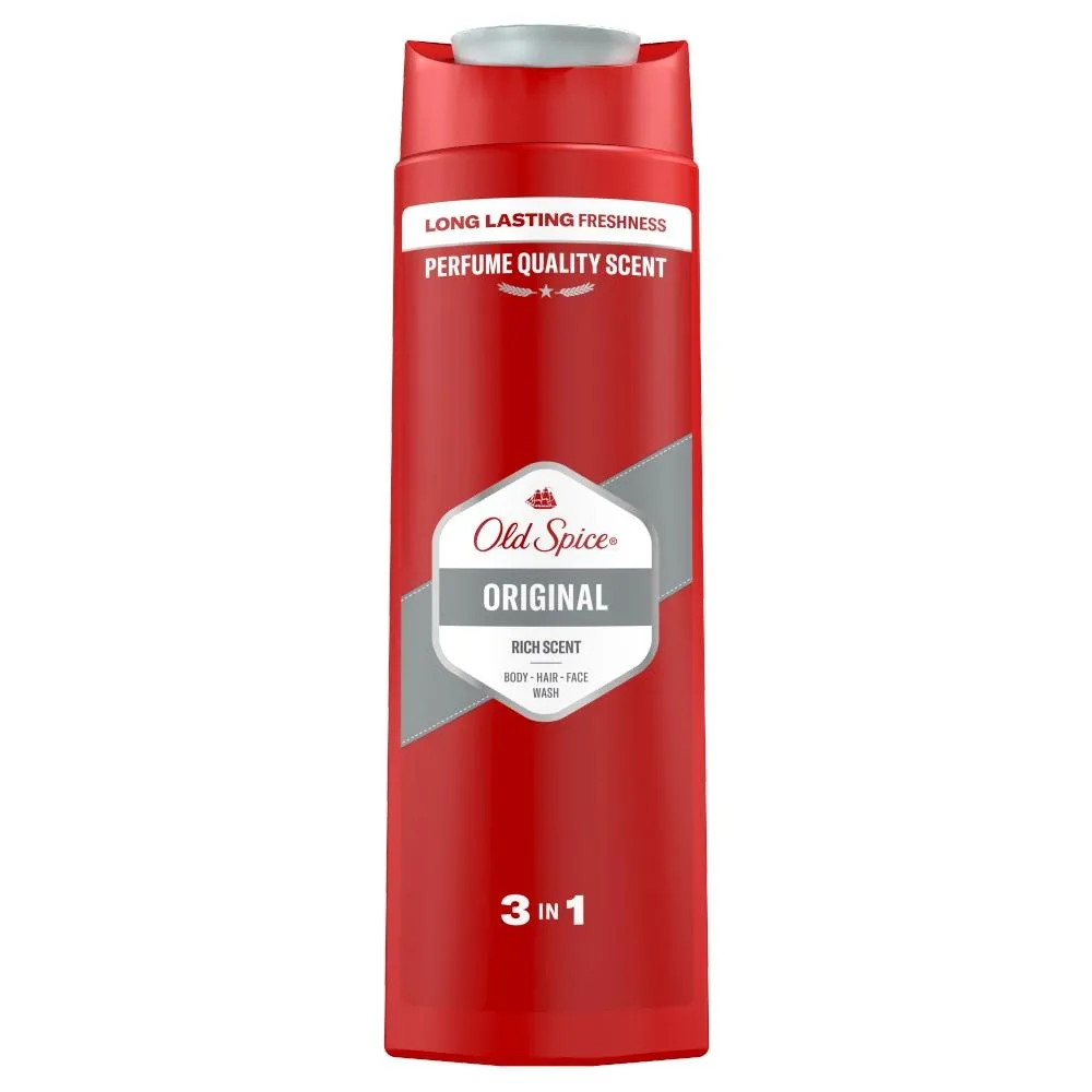 Old Spice Original Męski żel pod prysznic i szampon 400ml Długotrwała świeżość