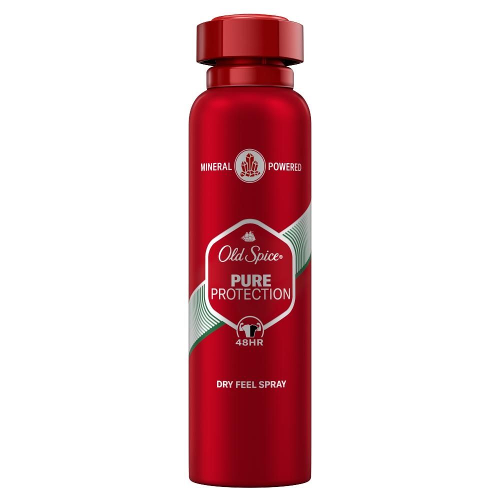 Old Spice Pure Protection Dezodorant W Sprayu Zapewniający Mężczyznom Uczucie Suchości, 200ml