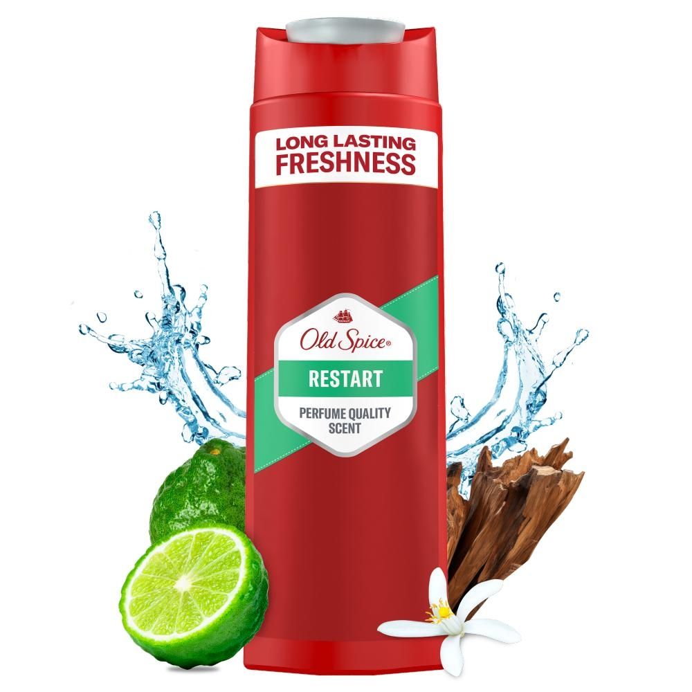 Old Spice Restart Męski żel pod prysznic i szampon 400ml Długotrwała świeżość